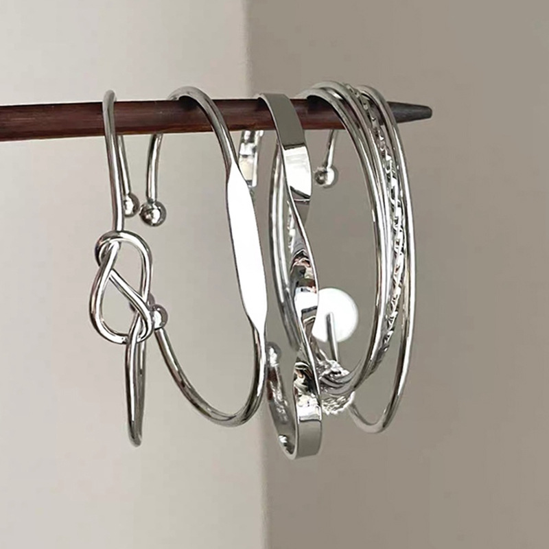 Silberarmband Strass minimalistischer Stil Mode Damenschmuck
