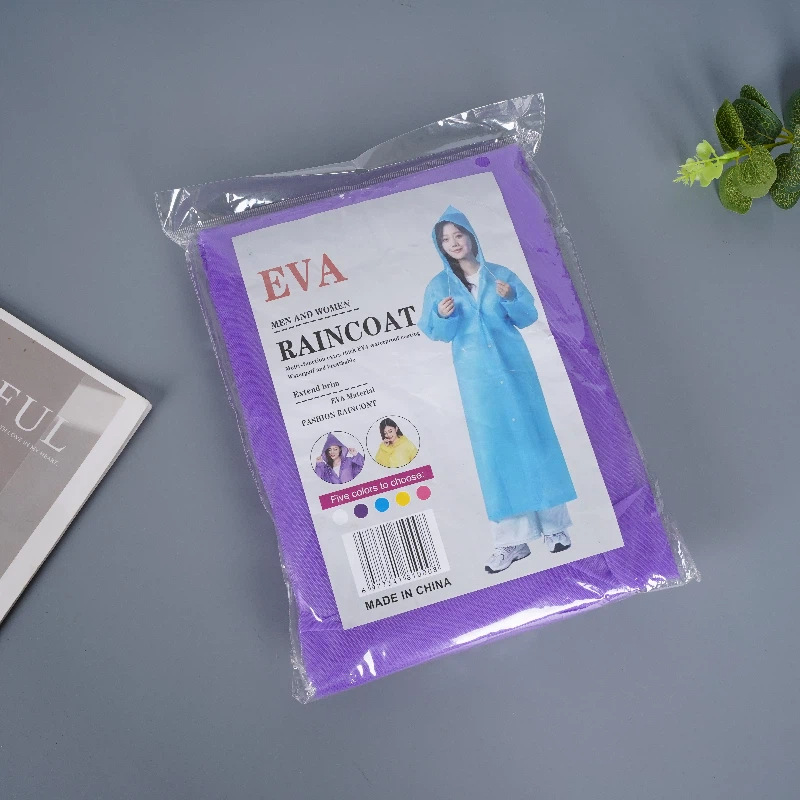 EVA yağmurluk, yetişkin, tulum tipi, su geçirmez