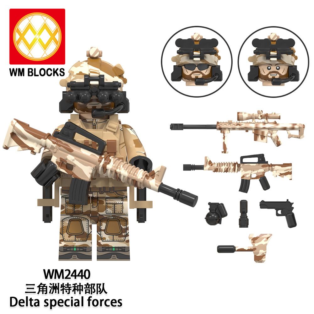 WM6147 çocuk montaj blok minifigür oyuncak seti