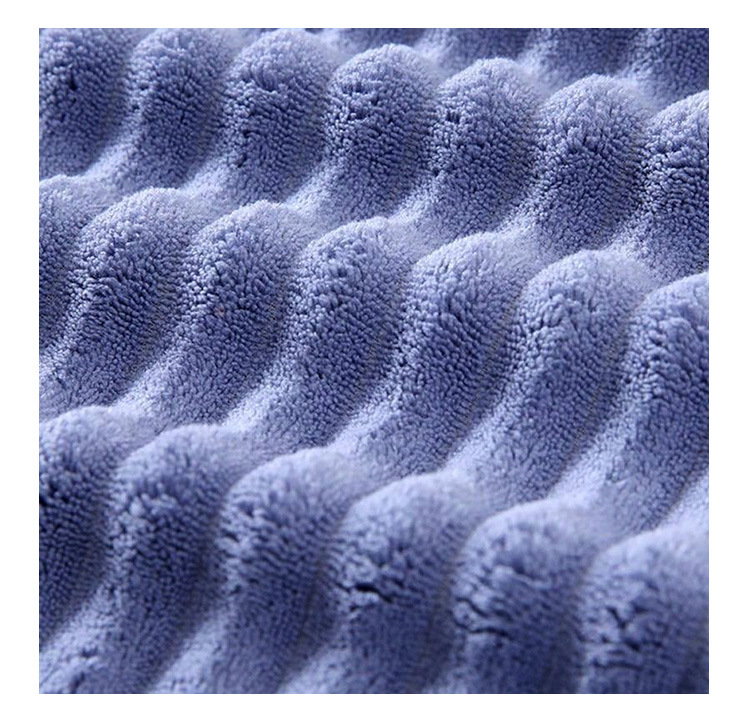Badehandtuch-Set fünfteilig, Zuckersamt, fusselarm