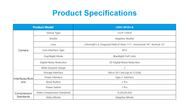2.5K 5MP window camera, WiFi dual band, HD night vision