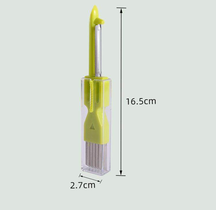 Onion slicer and celery scraper, multifunctional, stainless steel