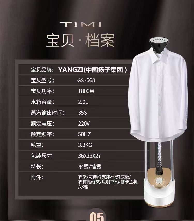 Steam iron household, vertical garment steamer