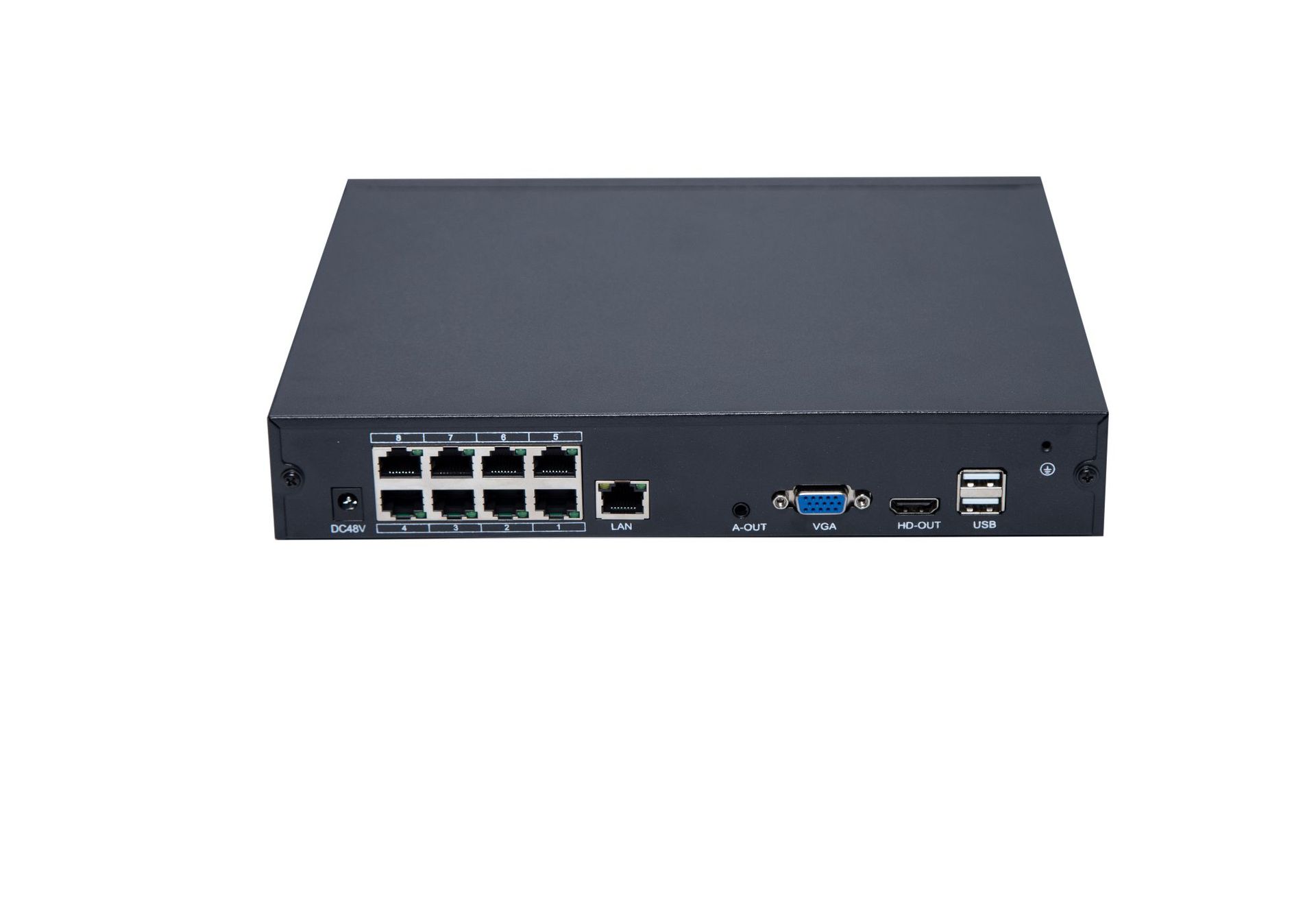 POE NVR-Rekorder 4/8/16-Kanal 4K h265-Kodierung