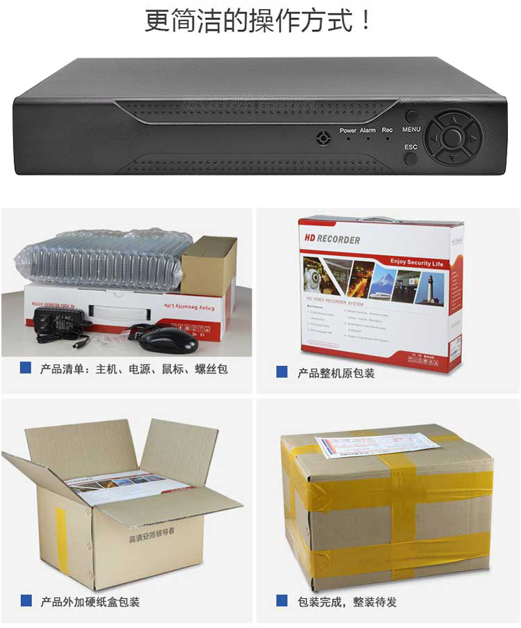 XM Xiongmai 4/8/16 Channel 4K NVR Network Video Recorder POE
