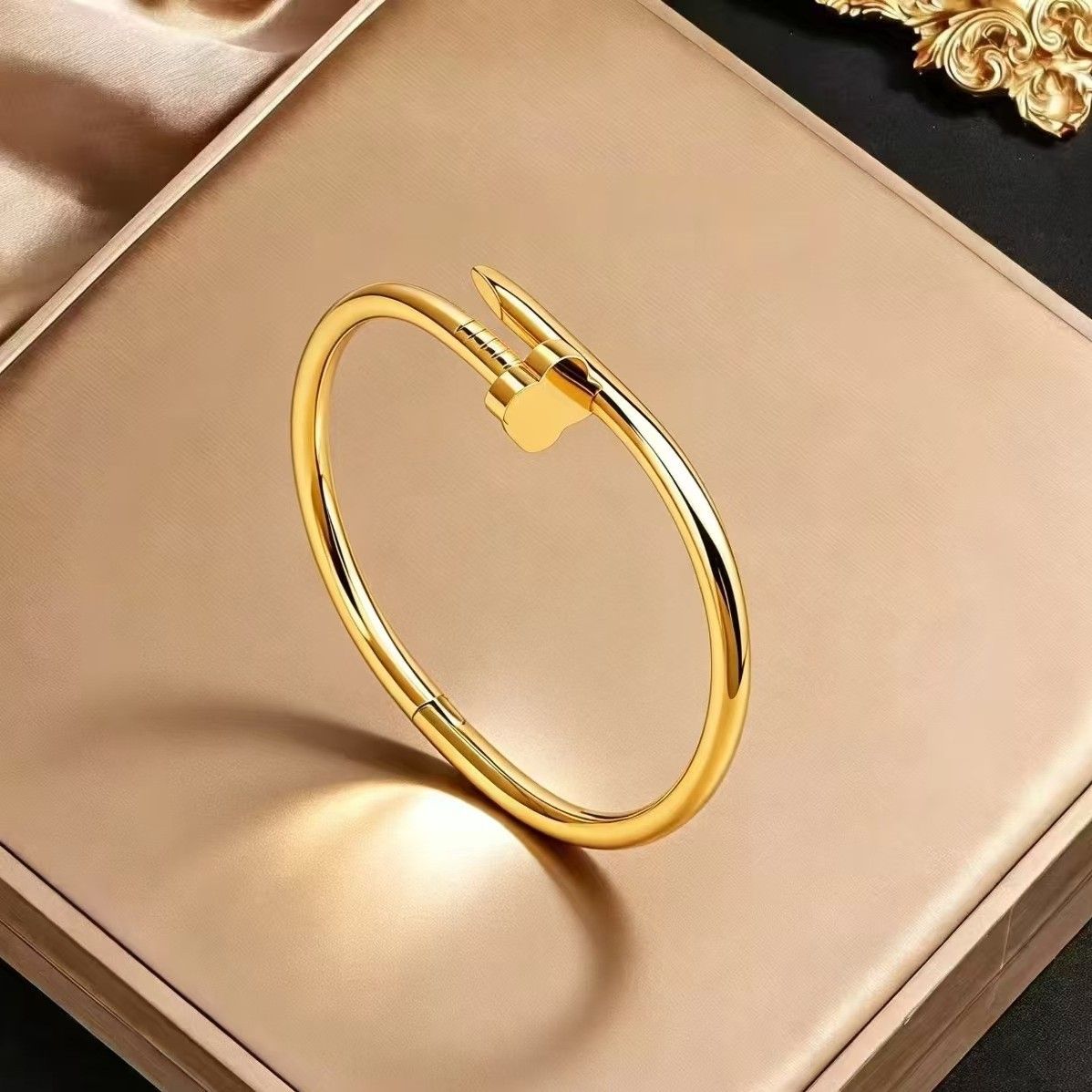 Titanyum çelik bilezik, dört yapraklı yonca, trendy