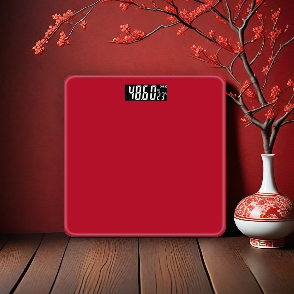 Rechargeable electronic weight scale, high-precision body weight measurement