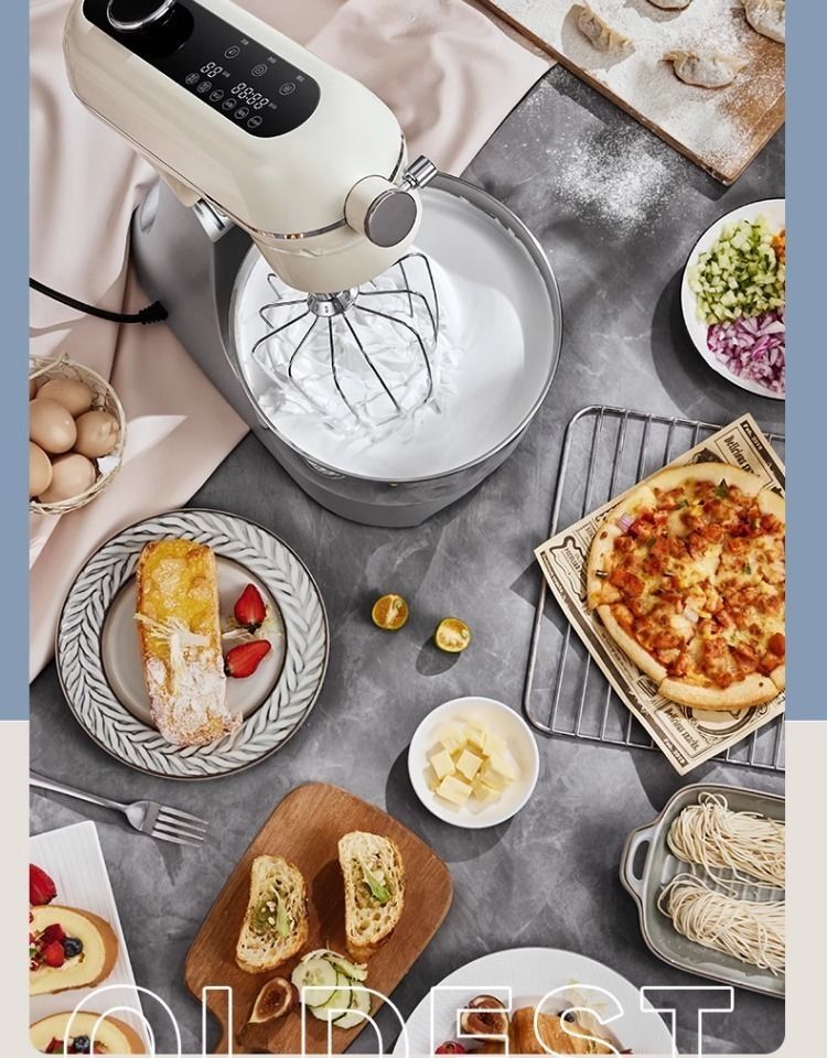 Silent electric kitchen mixer, fermentation, kneading, mixing multifunction