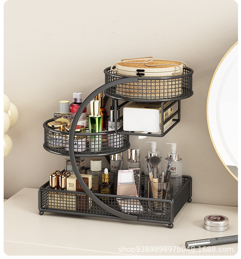 Kosmetik-Aufbewahrungsbox Frisiertisch-Organizer