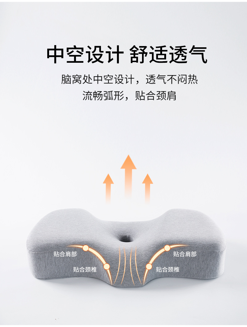 Memory Foam Pillow, Heated Cervical Spine Support