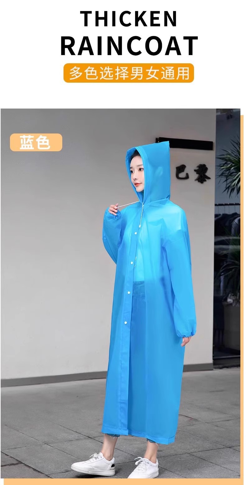 Uzun beden yağmurluk outdoor yağmur ponchosu taşınabilir