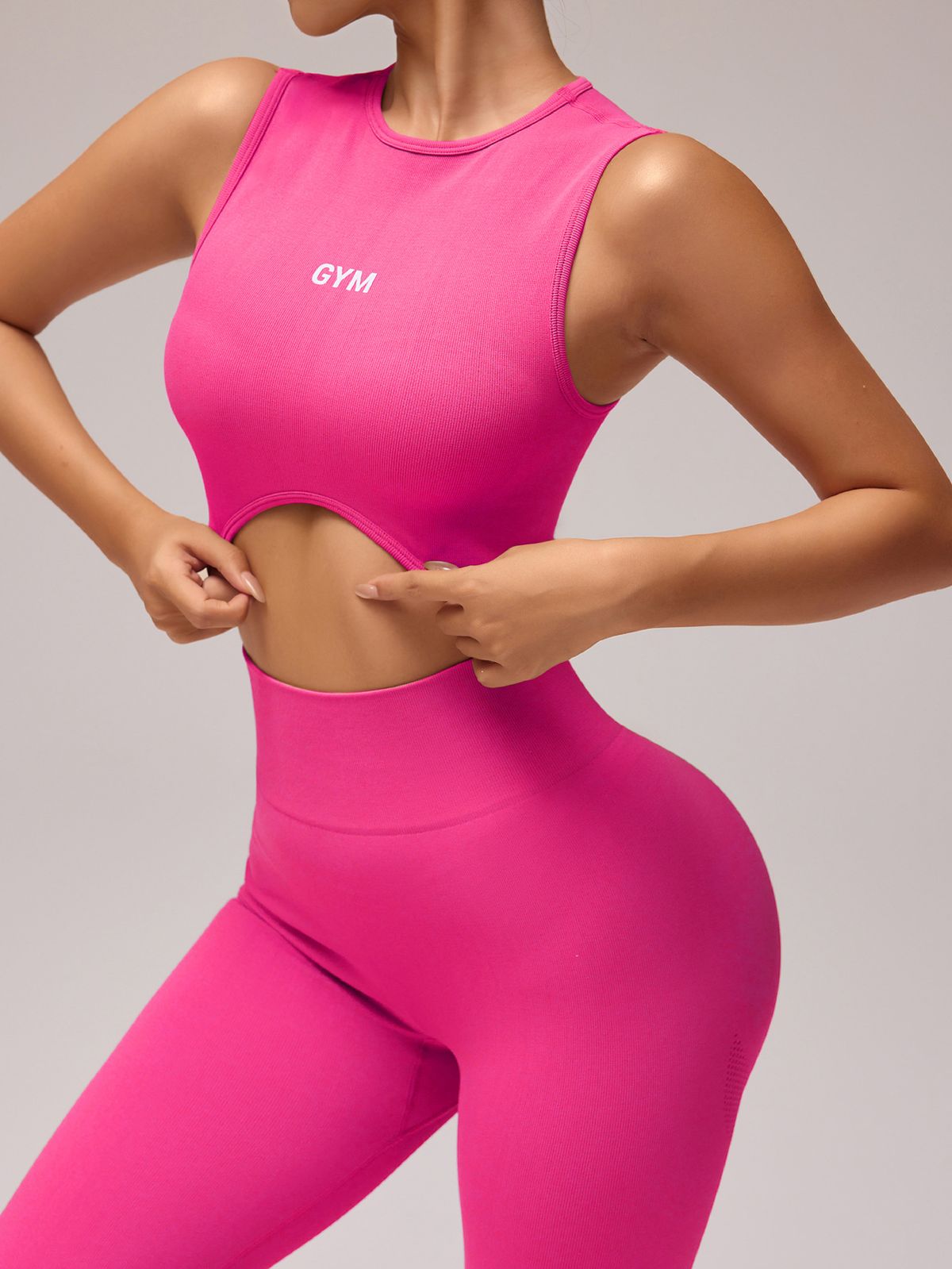 Kadın yoga takımı, elbise ve tayt, yüksek bel, kalça kaldırıcı