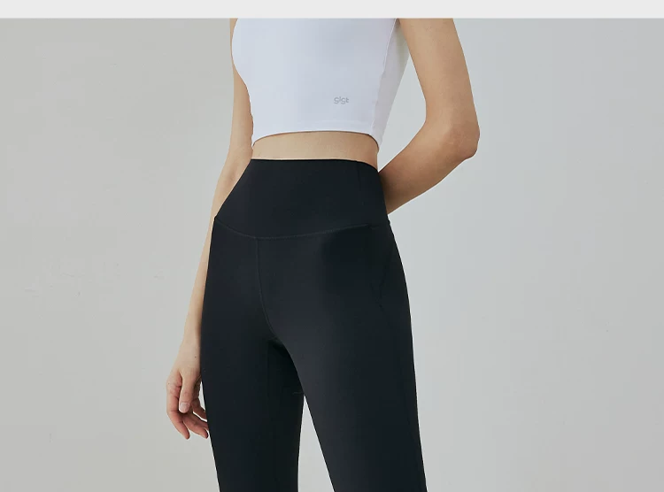 Women's Loose Yoga Flare Pants, High-Elastic Nylon