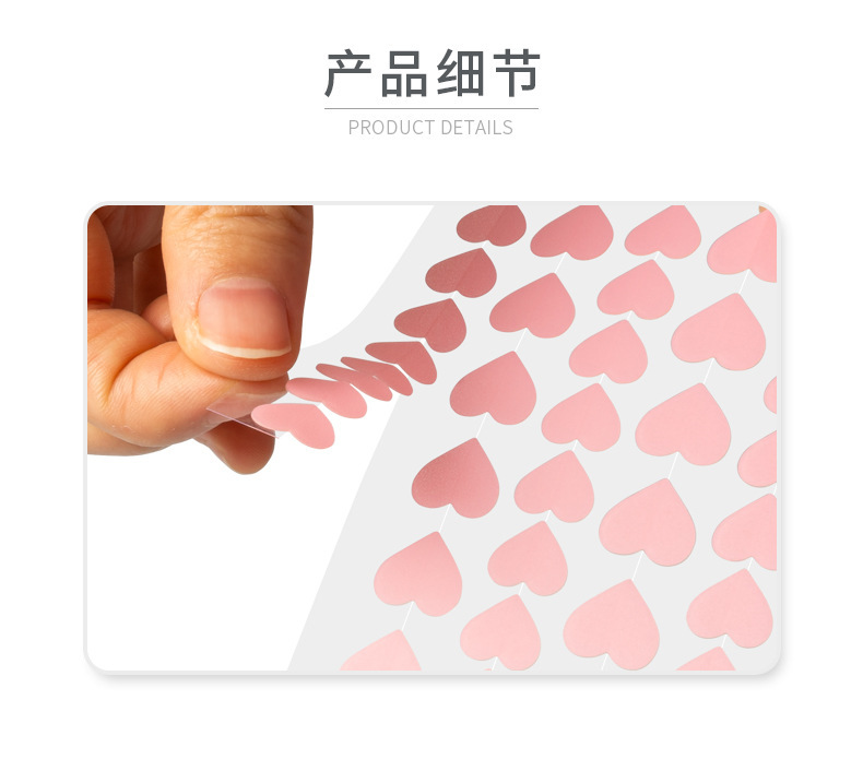 Pimplepatch Heart-Shaped Acne Patches Hydrocolloid Effective