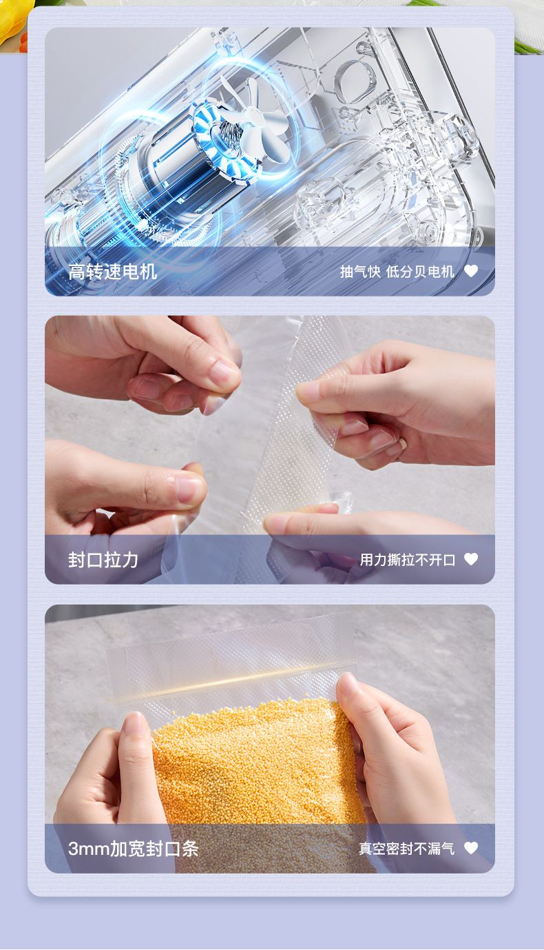 Vacuum sealing machine, fully automatic dual-function