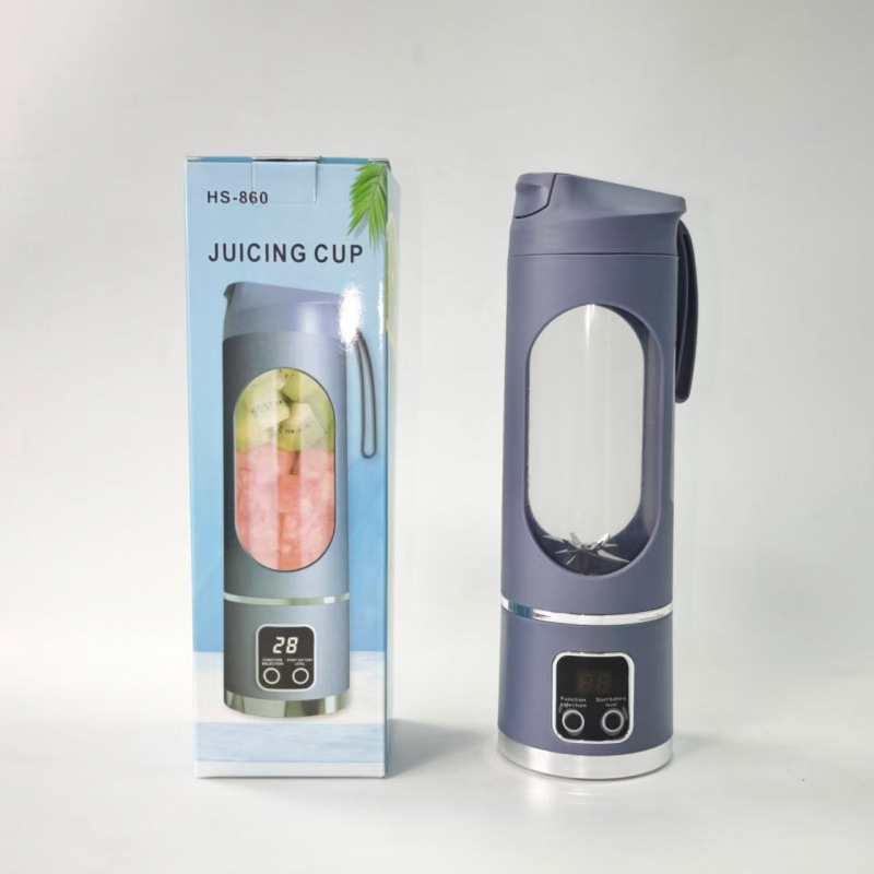 12-blade portable electric juice cup, rechargeable