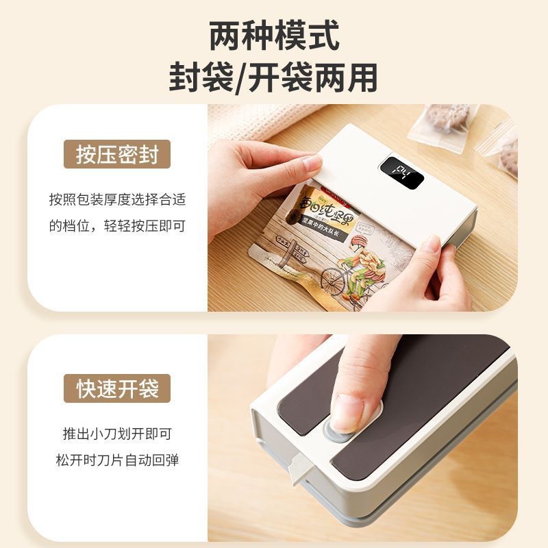 Manual plastic bag sealing machine, high temperature heat sealing