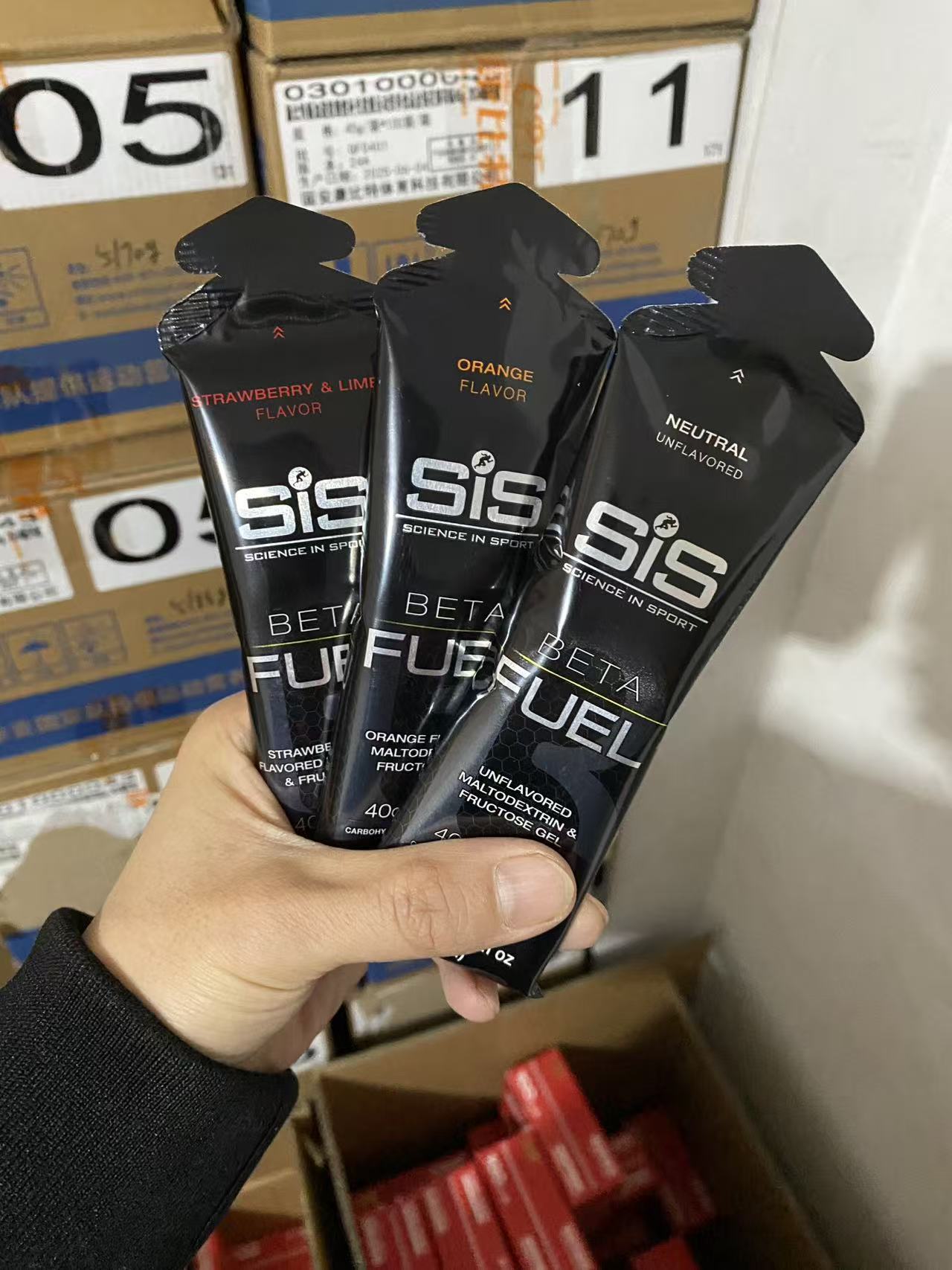SIS BETAFUEL energy gel for running