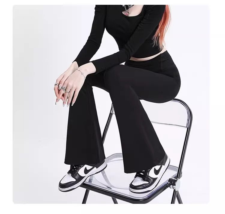 Women's yoga long pants casual outdoor high waist slimming