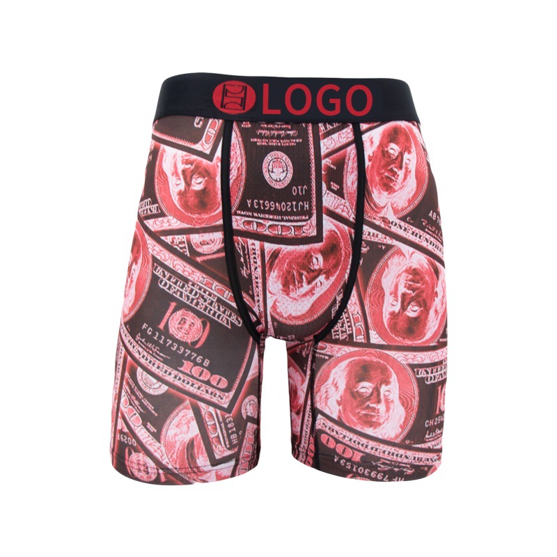 PSD brand sweatpants, U-convex design, printed polyester