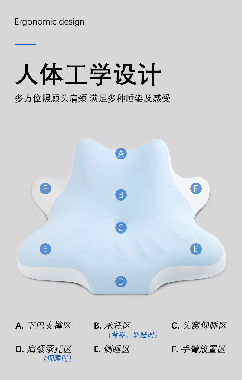 Cervical pillow multifunctional reading and sleeping pillow