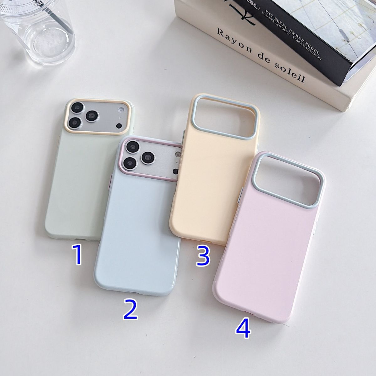 iPhone 17-18 Pro Max makaron jöle parlak dopamin kılıf
