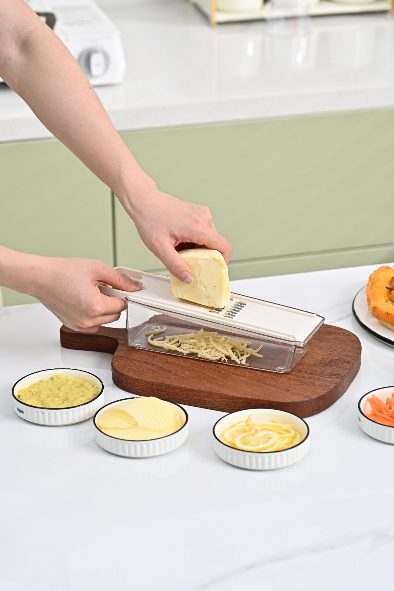 Mini Vegetable Cutter, Potato Shredder, Hand Guard, Kitchen Tool