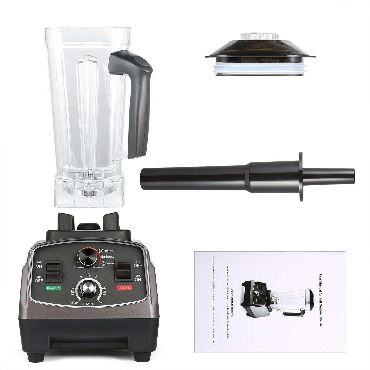 Blender 2L, 220V/110V, çok fonksiyonlu, EU/US standart