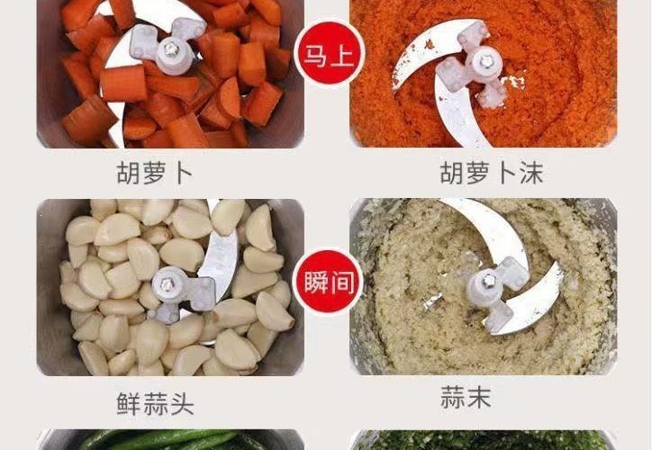Electric meat grinder, stainless steel, multifunctional