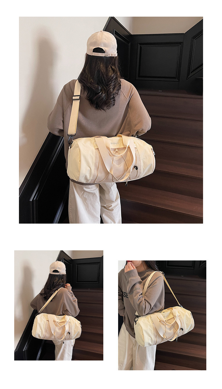 Dry-wet separation sports bag, yoga and travel, large capacity