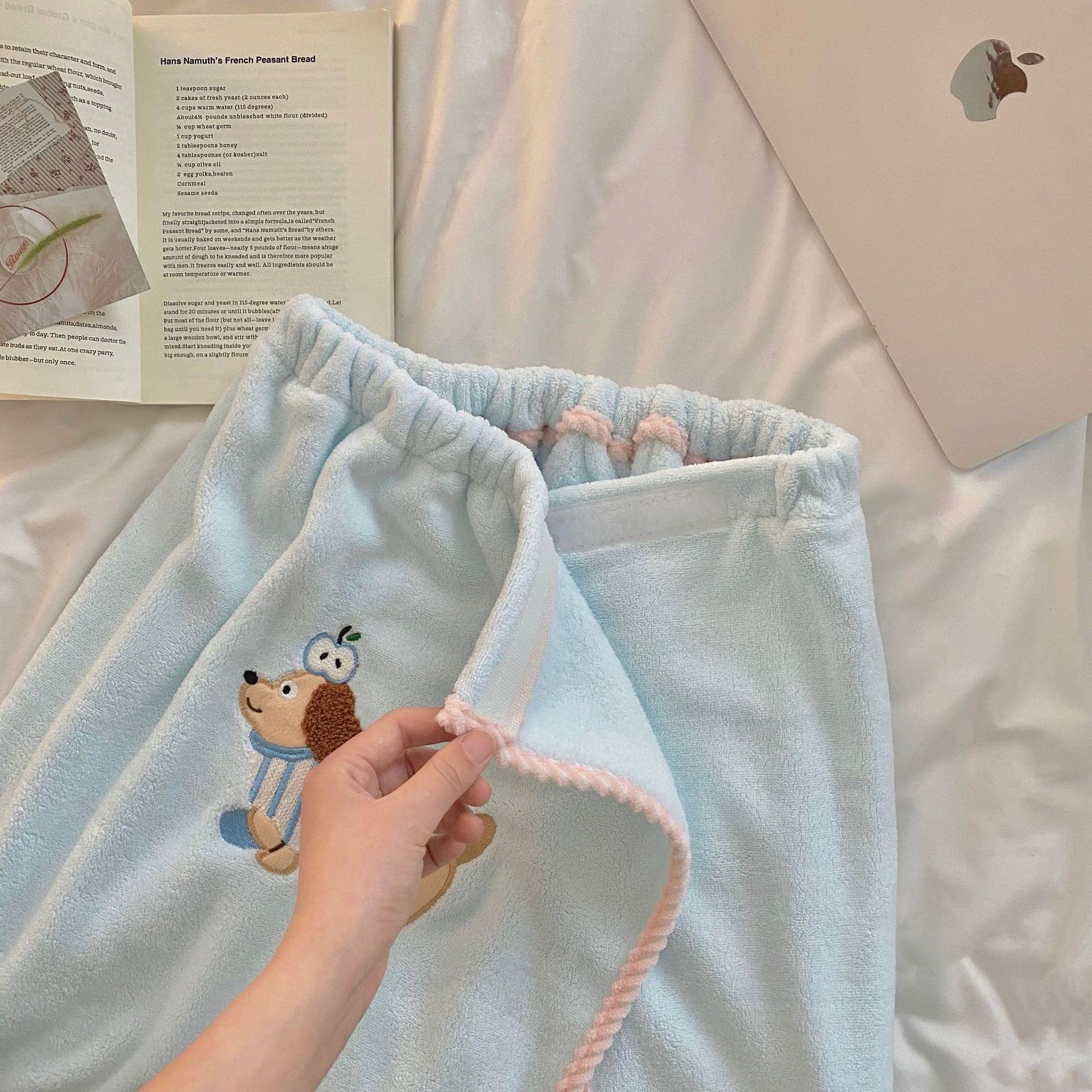 Korallenfleece Handtuchset, vierteilig