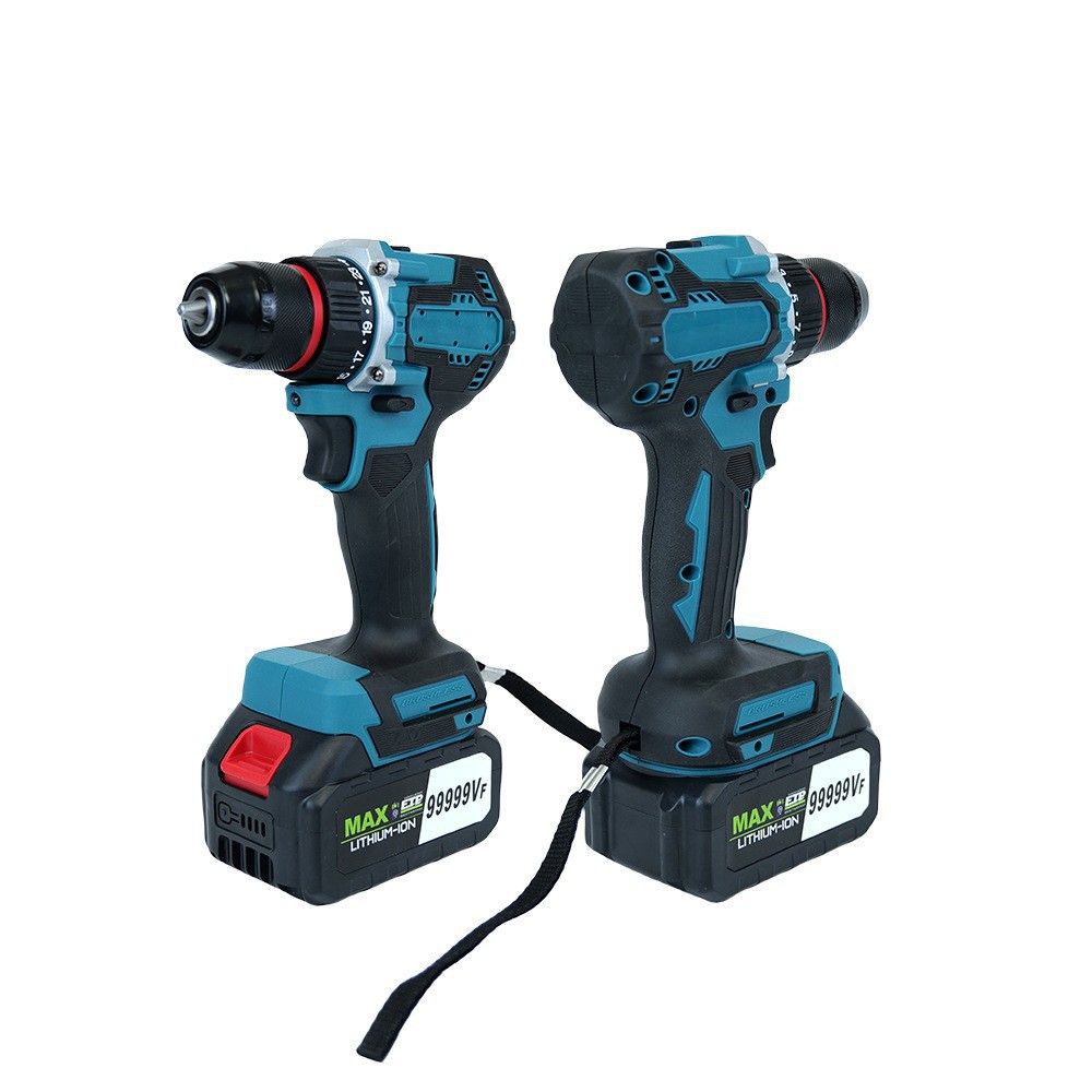 Electric drill set, 4-piece, industrial grade, high power