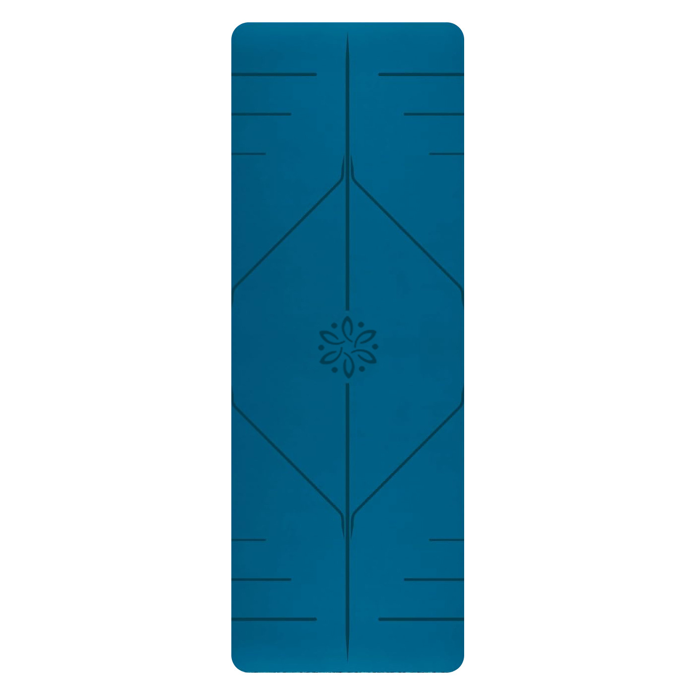 PU natural rubber yoga mat, sweat-absorbent, non-slip