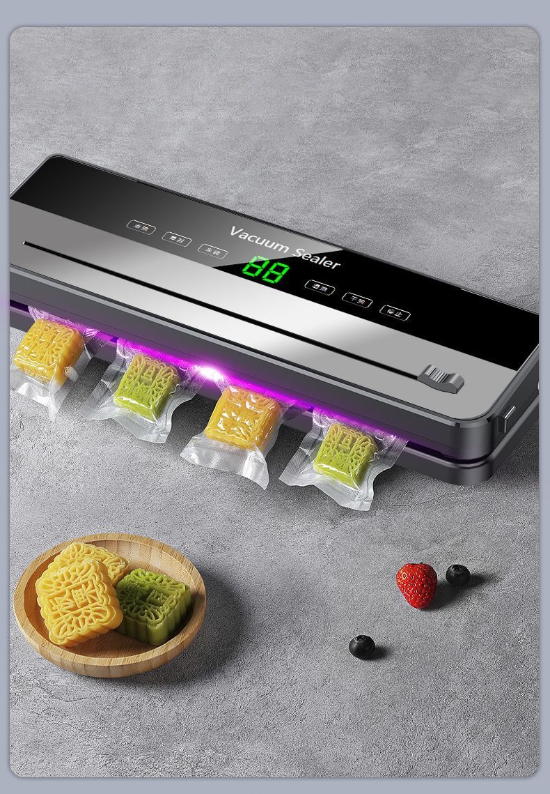 Automatic vacuum sealing machine for household and commercial food preservation