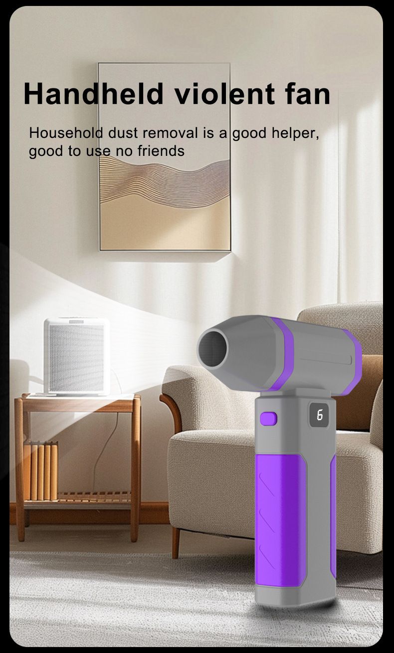 X8 handheld mini fan, turbo cordless portable