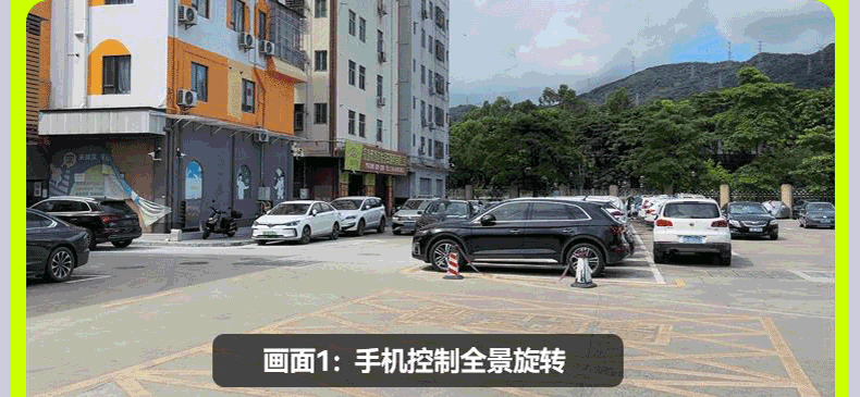Surveillance camera 360 degree, night vision, HD