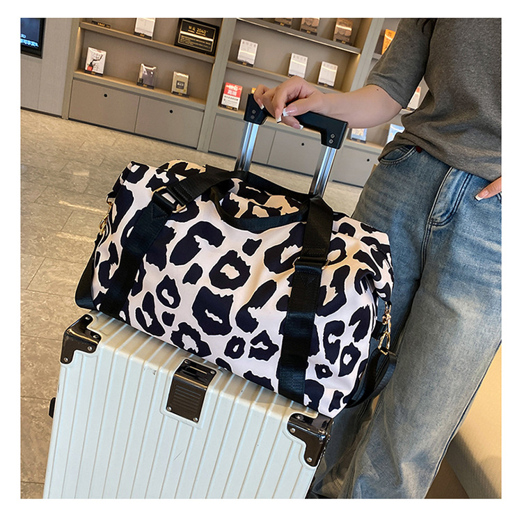 Travel Bag, Large Capacity Cow Print, Carry-on