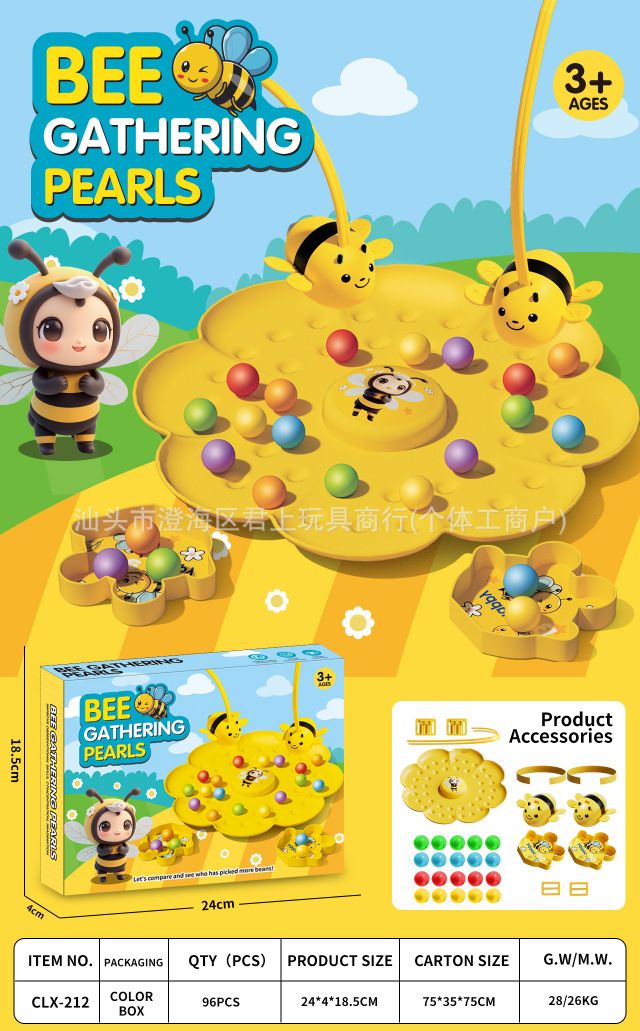 Pädagogisches Magnetisches Bienensammel-Spiel für Kinder
