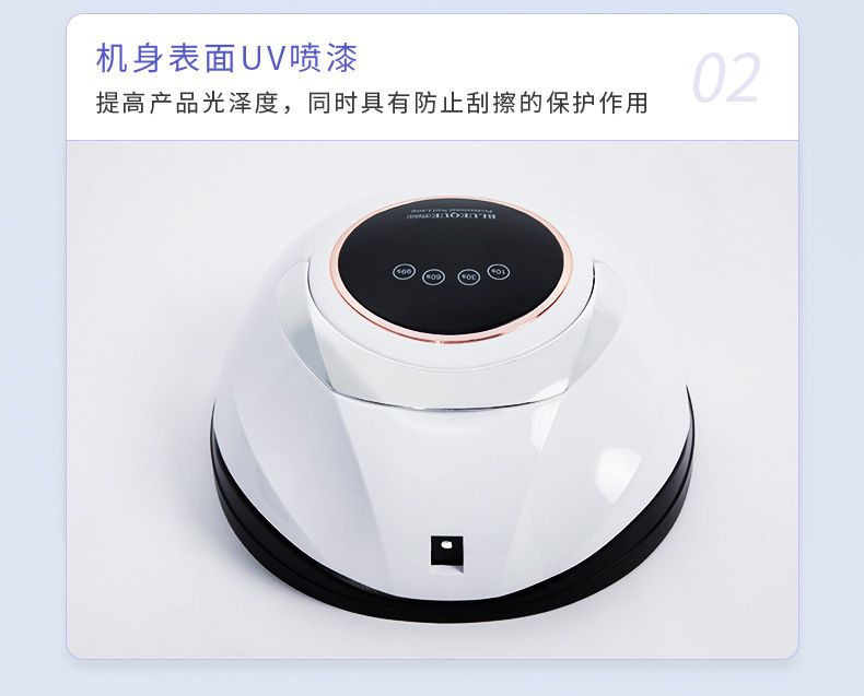 UV/LED nail lamp, 180W, 60 LED diodes, professional nail dryer