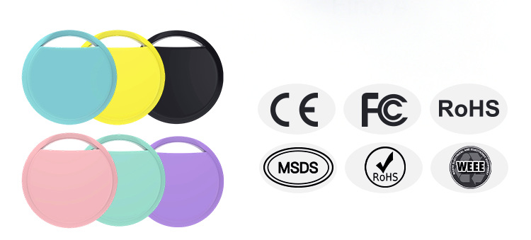 iOS Android çift sistem Bluetooth izleyici, pet anahtarlığı
