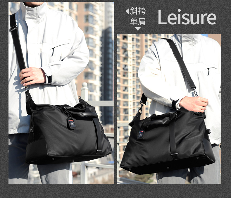 Waterproof travel bag, shoulder strap, fabric