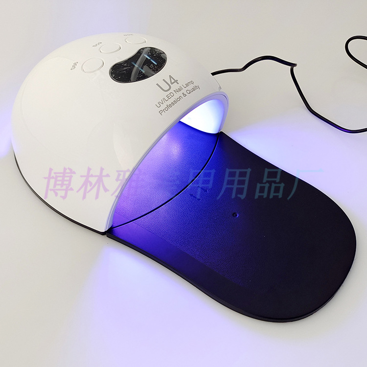 LED/UV nail curing lamp with slipper design, hands and feet