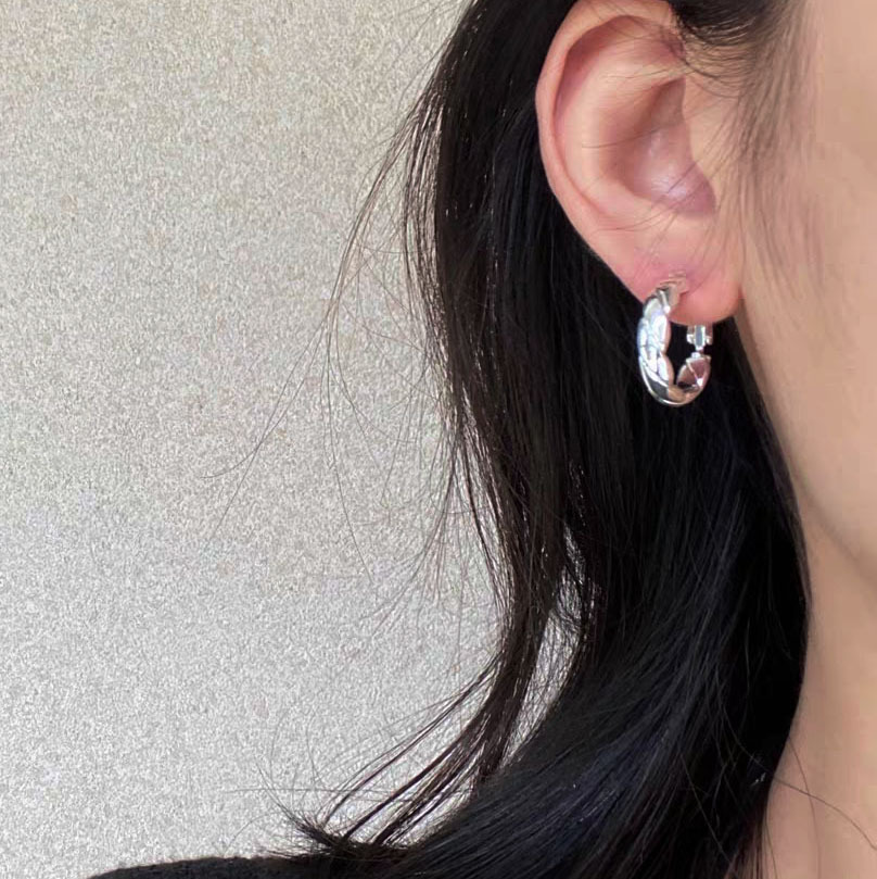 S925 Sterlingsilber Ohrringe für Damen, verblasst nicht