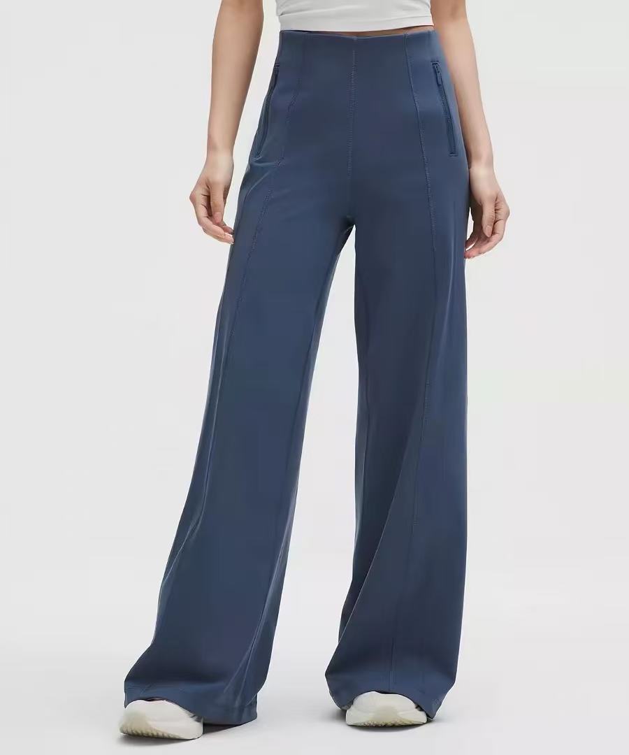 Lu high-waist wide-leg yoga pants lightweight soft comfortable