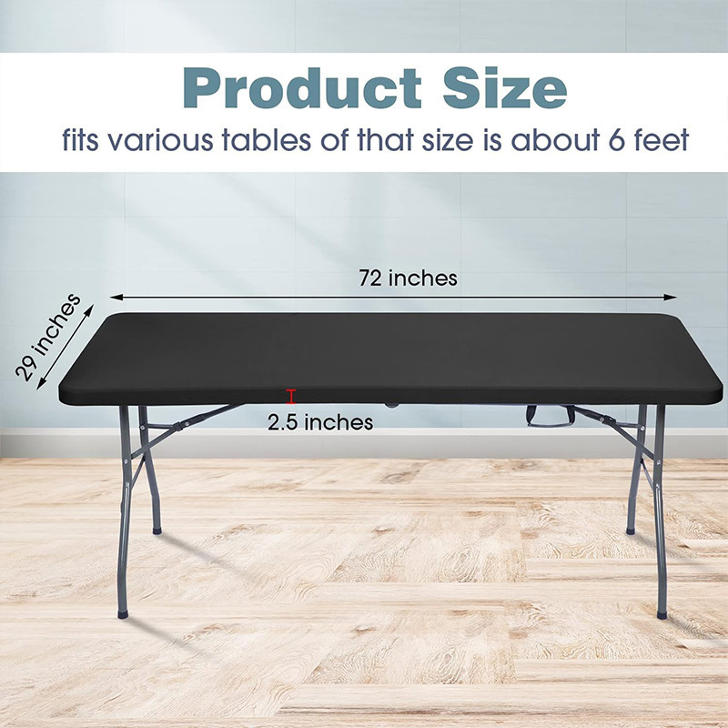 Elastic tablecloth, milk silk fabric, waterproof, machine washable
