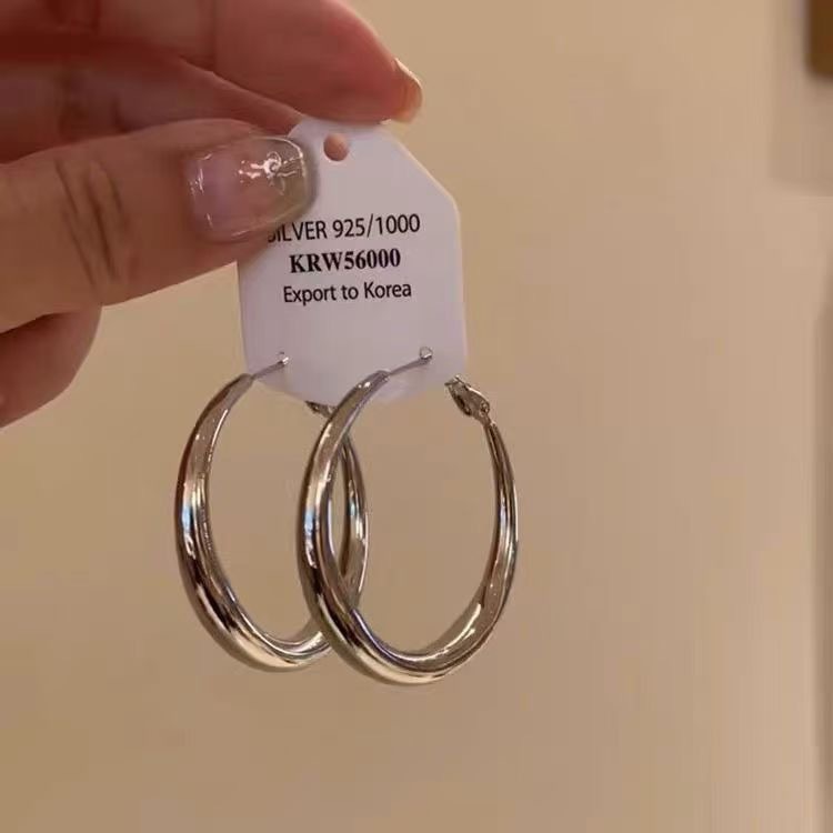 S925 Silver Hoop Earrings for Women