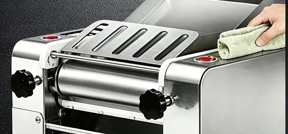Model 300 commercial noodle press machine, automatic, stainless steel