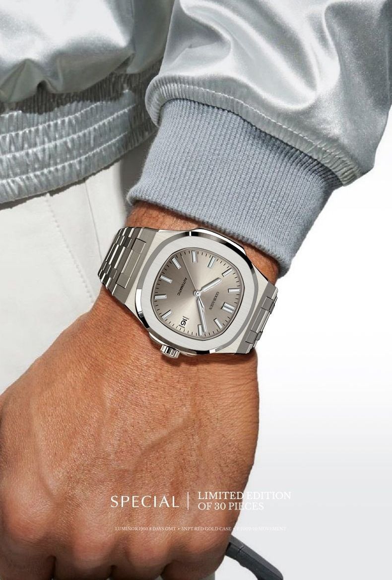 Wasserdichte Herrenuhr mit Nachtlicht