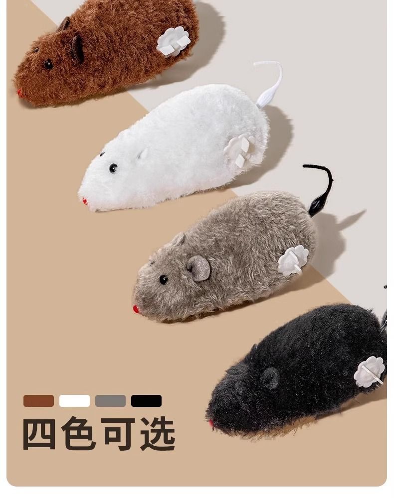 猫咪玩具电动小老鼠自嗨解闷斗逗猫棒仿真猫用品大全消耗体力好物