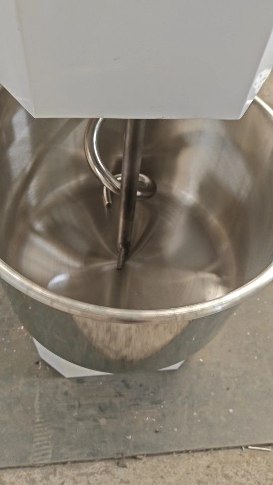 Commercial dough kneader stainless steel, 30-130 litre, dual speed